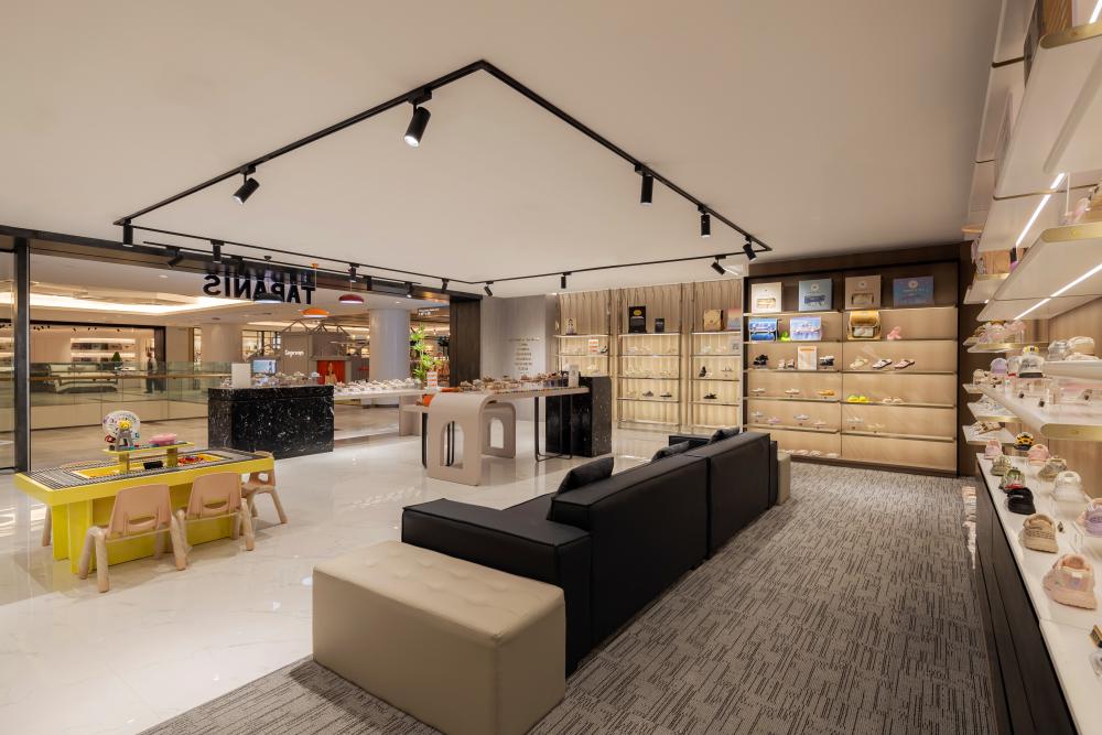 Modern Retail with Wall Shelves and Shelving Units