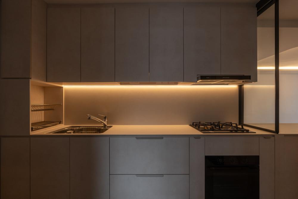 Modern Kitchen with Kitchen Island and Open Kitchen