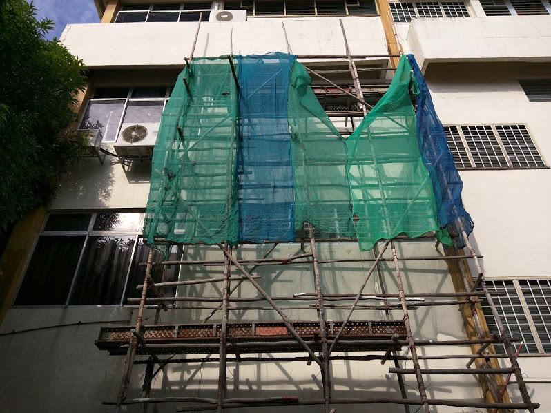 Asian Outdoor with Trellis and Canopy