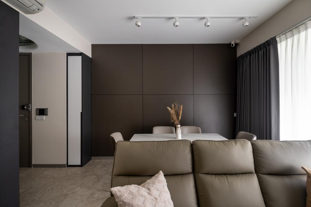 Modern Living Room with Sofa and Lighting