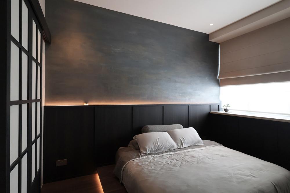 Contemporary Bedroom with Wardrobe and Sliding Wardrobe