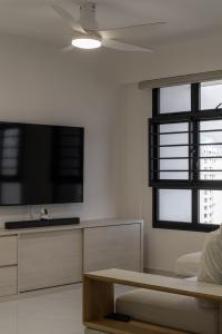 Minimalist Living Room at 936B Tampines Street 96