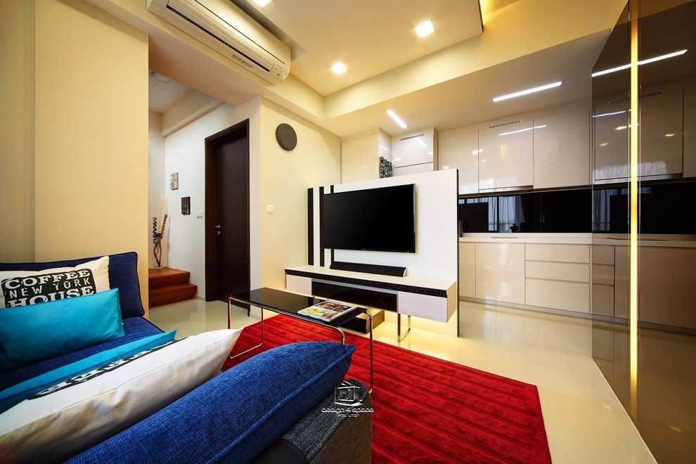 Eclectic Kitchen with Vinyl Flooring and Homogeneous Tiles