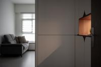 Minimalist Living Room at Blk 380A Canberra Drive