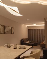 Contemporary Living Room at Space @ Kovan