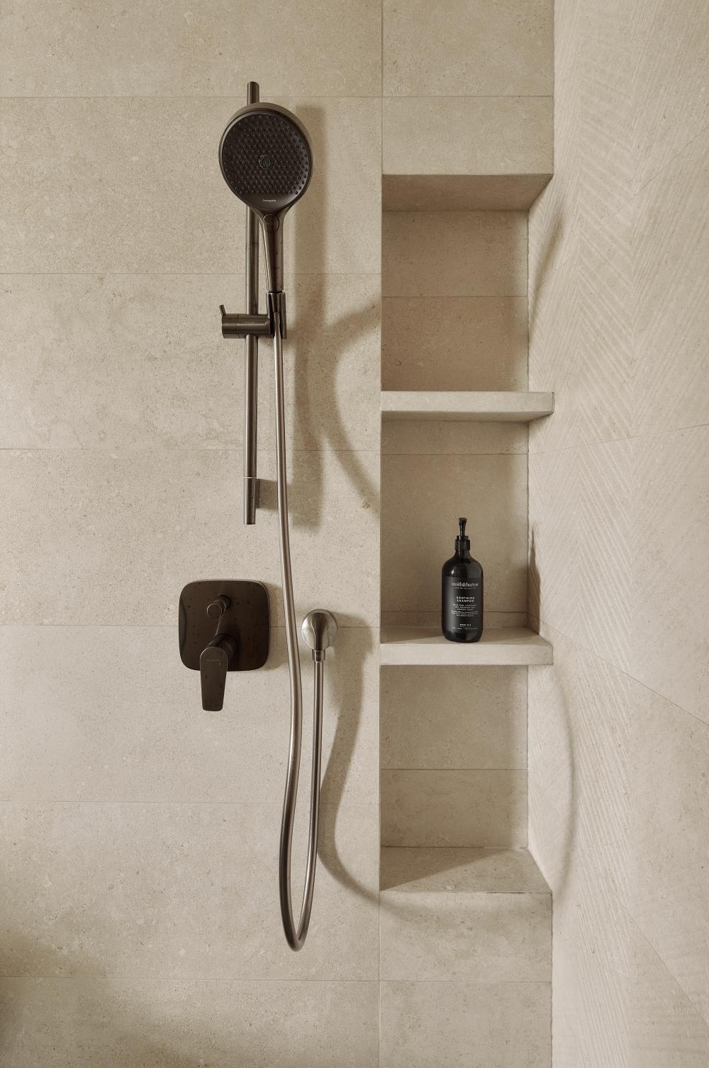Modern Bathroom with Rainshower and Showers