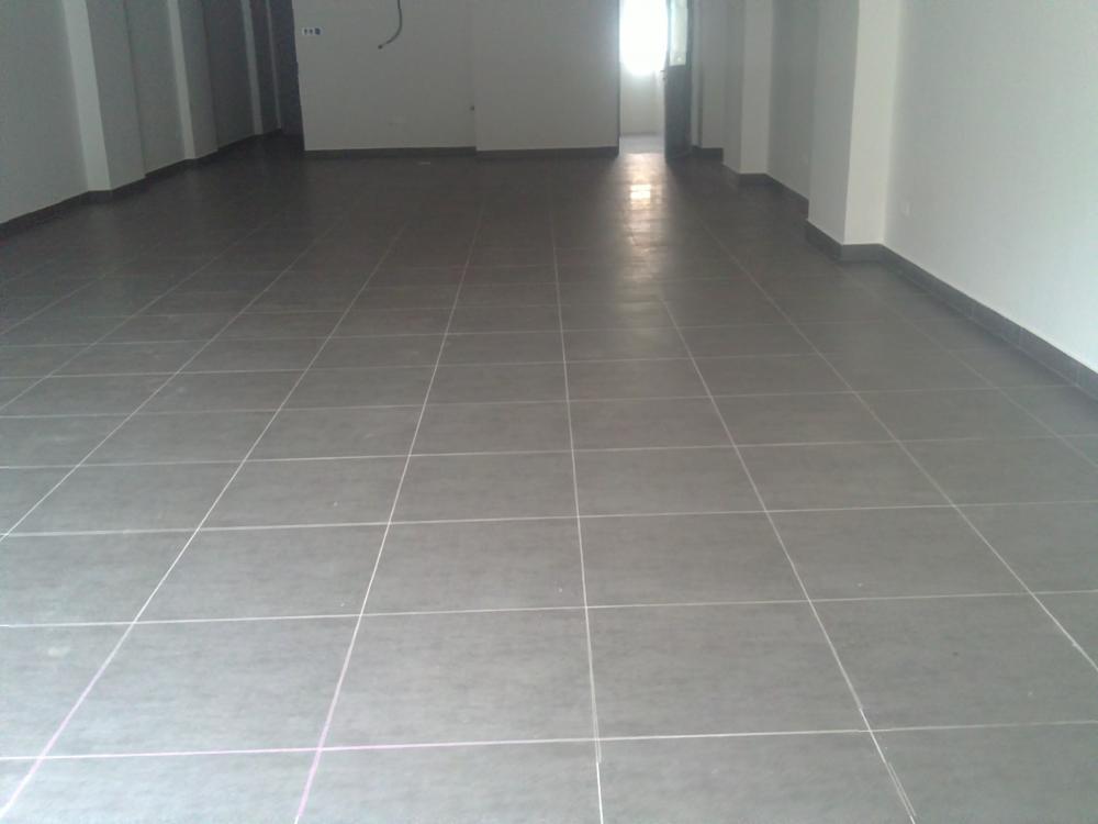Asian Kitchen with Countertop and Vinyl Flooring