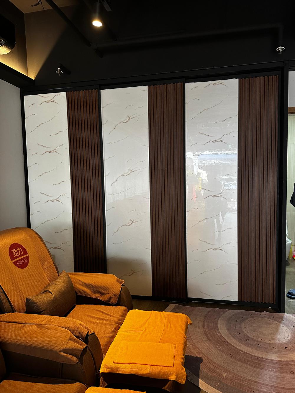 Modern Retail with Lighting and Doors