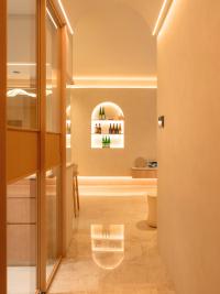 Minimalist Living Room at The Venue Residence