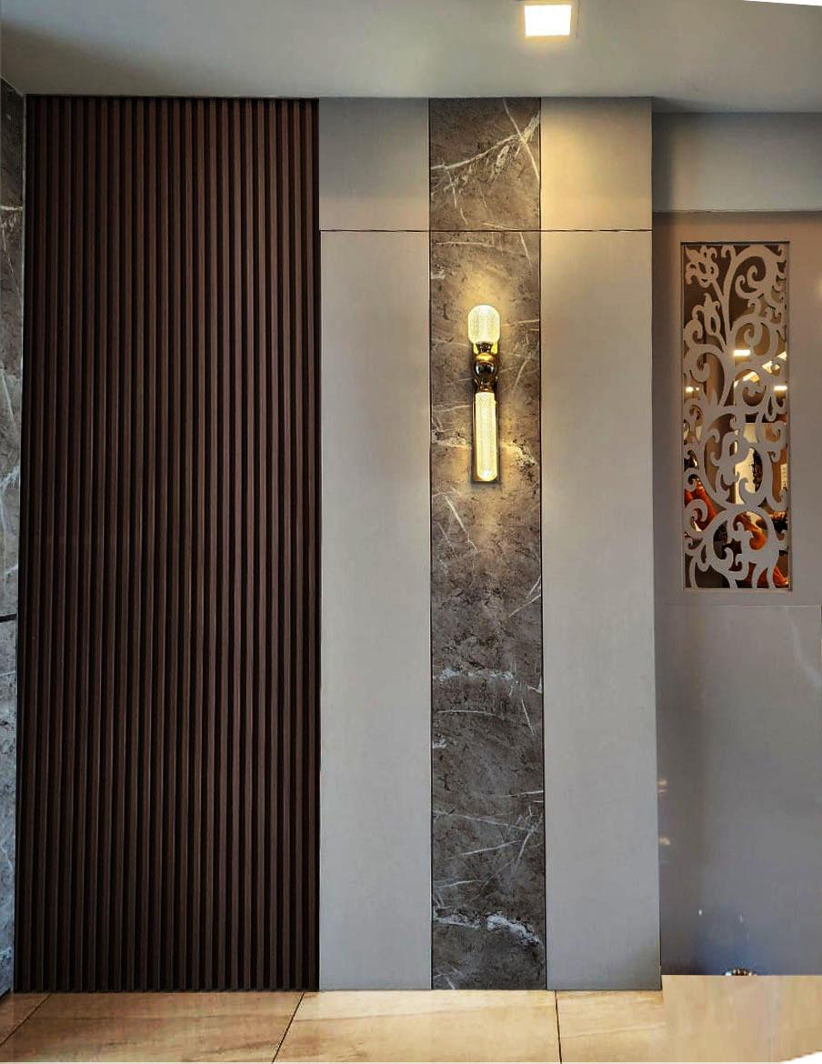 Modern Dining Room with Lighting and Wall Light