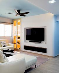 Transitional Resale 4-Room HDB by Meng Design & Build