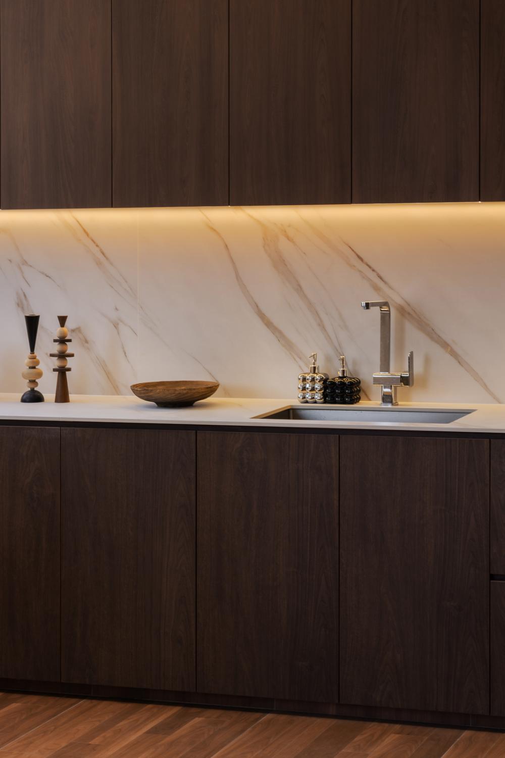Modern Pantry with Tableware and Kitchen Accessories