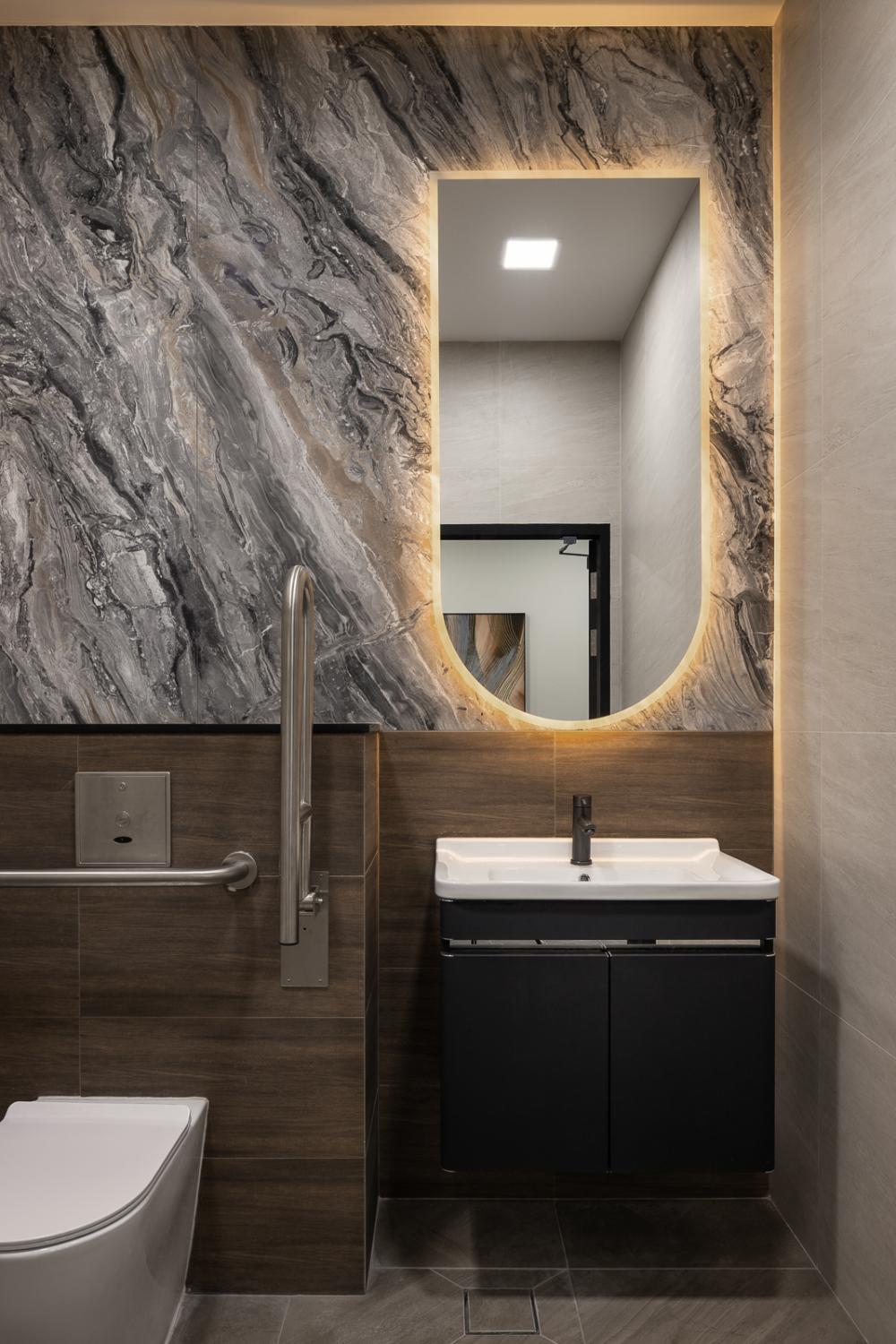 Modern Bathroom with Bathroom Storage and Bathroom Accessories