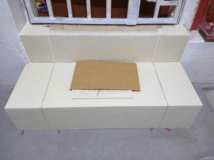 Asian Entryway with Mirror and Seating Bench