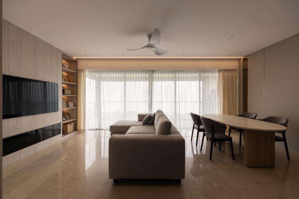 Modern Dining Room with Lighting and Decorative Lighting