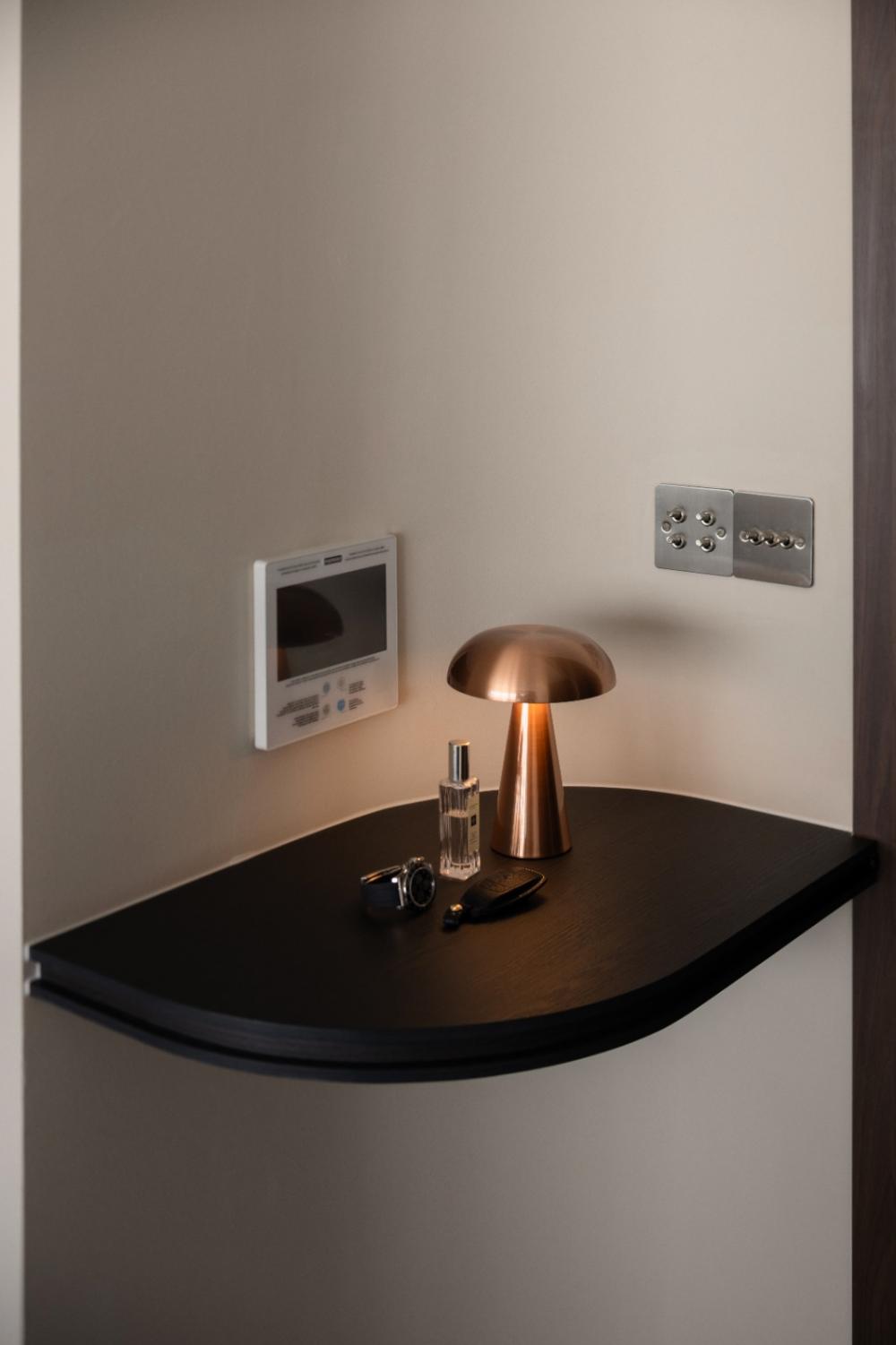 Modern Dining Room with Console Table and Tableware