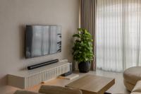 Minimalist Living Room at Villa Martia