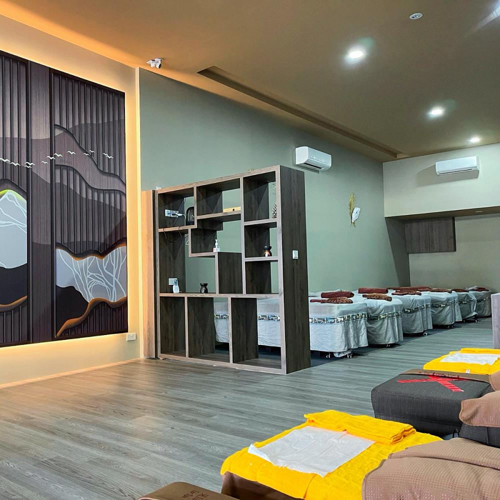 Modern Shopfront with Vinyl Flooring and Feature Wall