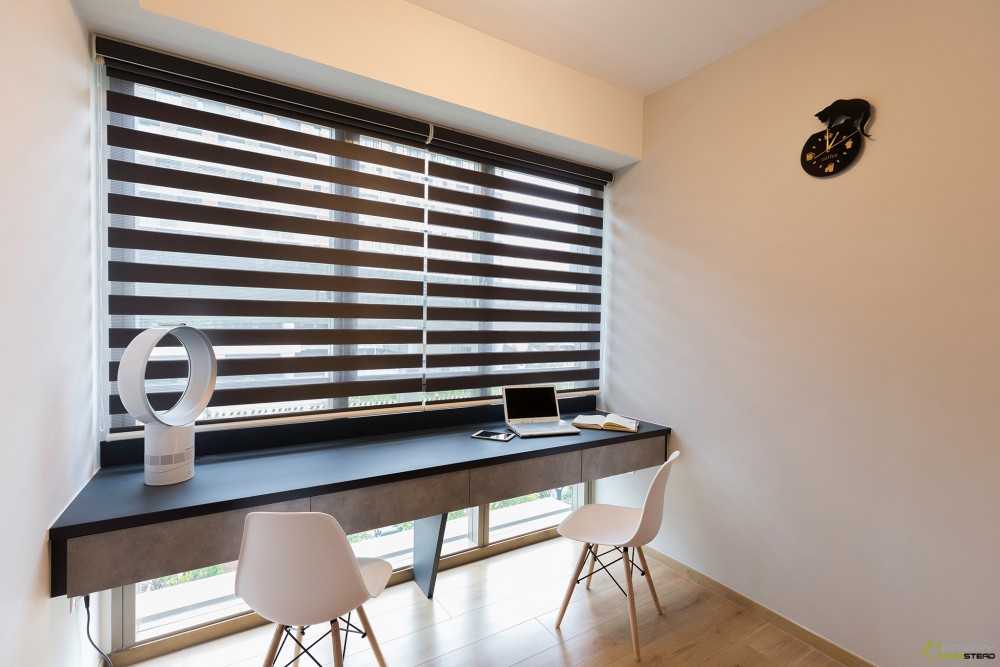 Modern Study with Desk and Desk Chairs