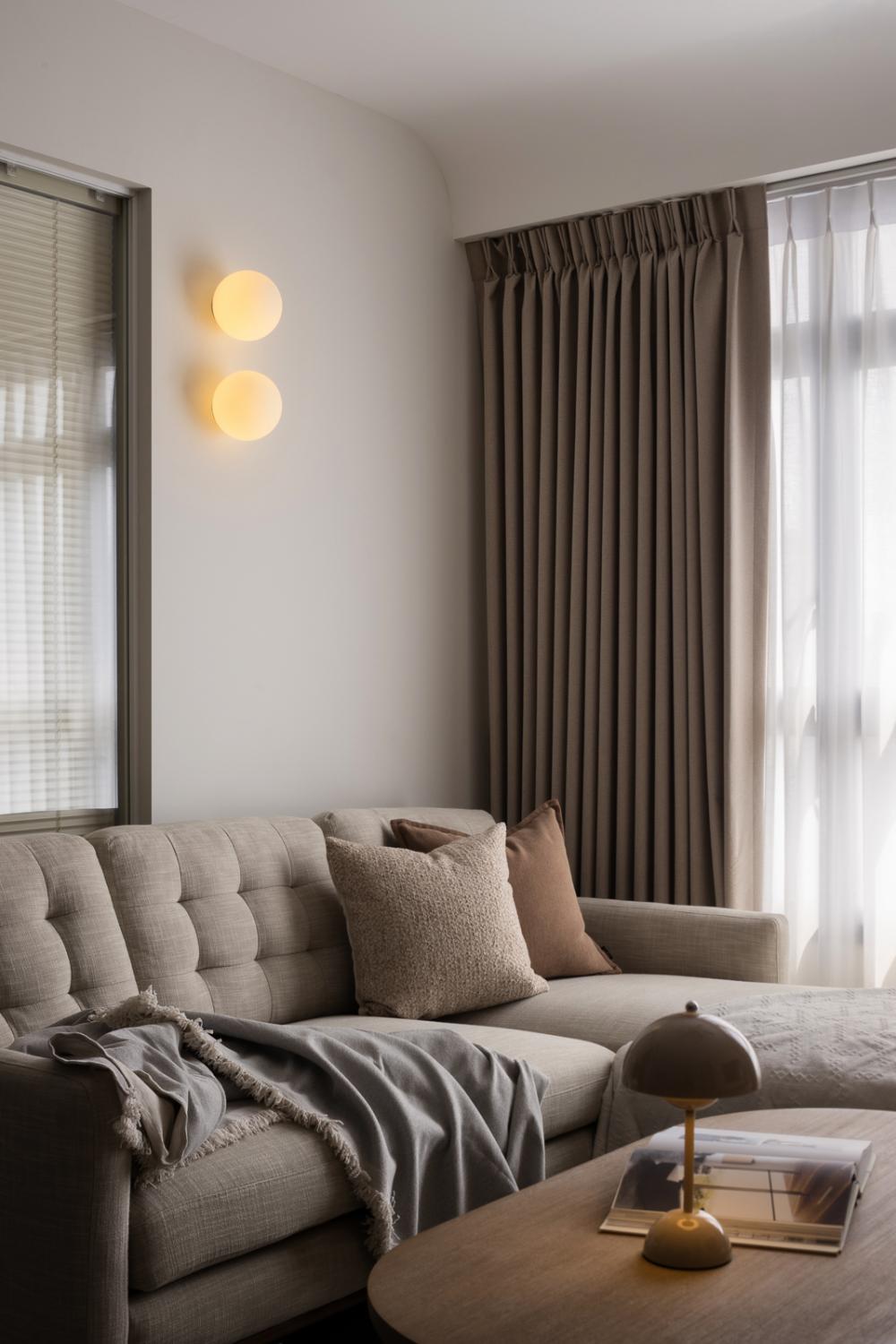 Modern Living Room with Sofa and Coffee Table