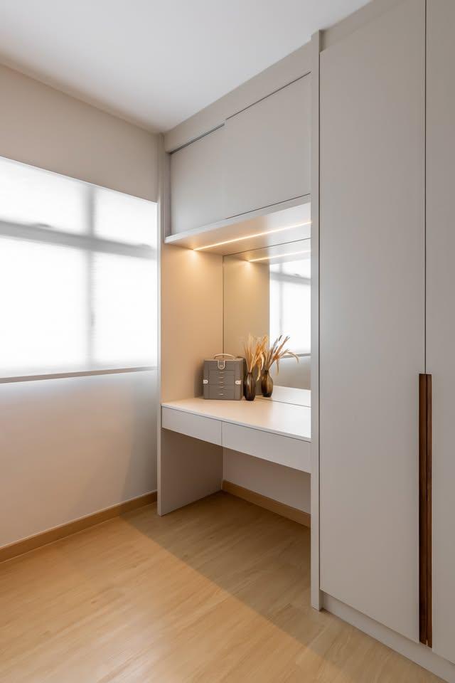 Contemporary Bedroom with Wardrobe and Bedroom Dresser