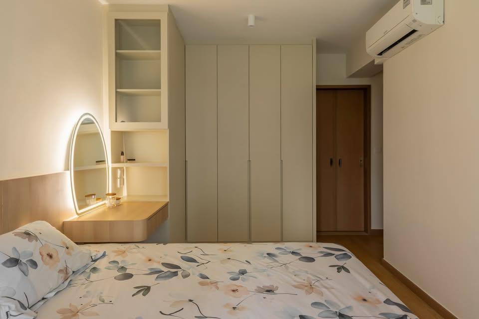 Modern Bedroom with Cove Lighting and Wardrobe