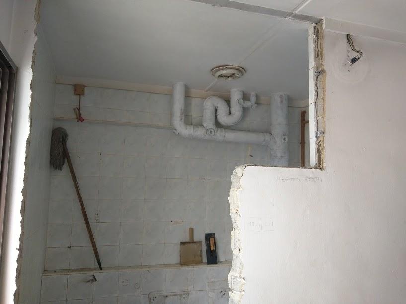 Asian Bathroom with Mirror and Shower Screen