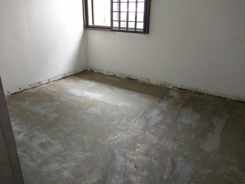 Asian Bedroom with Granite Floor and Marble Floor