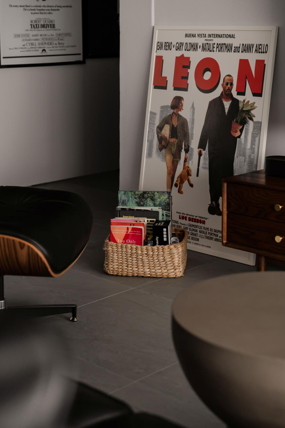 Modern Living Room with TV Console and Sofa