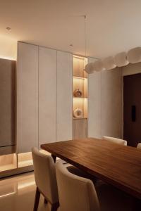 Minimalist Entryway at A Tengah flat made for quiet moments