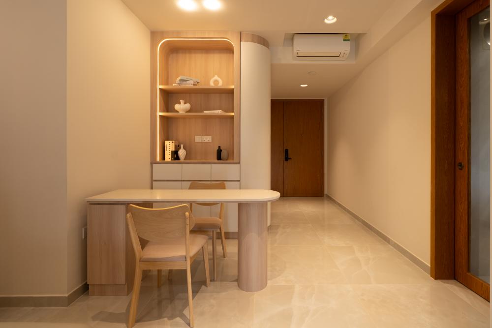 Modern Dining Room with Dining Table and Dining Chairs
