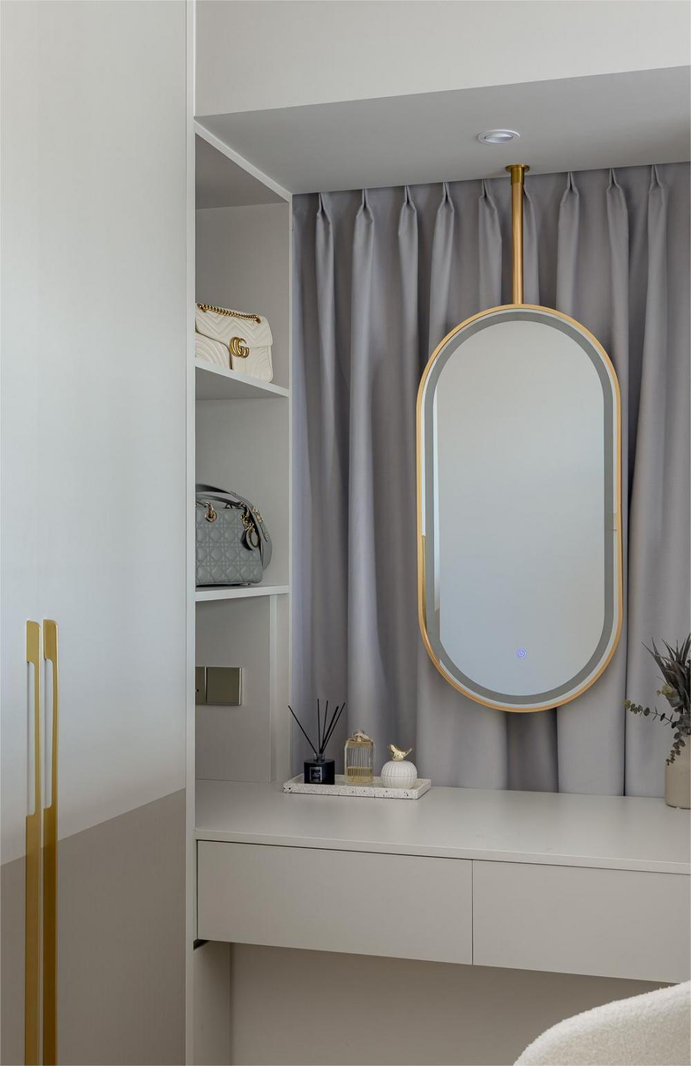 Modern Bedroom with Wardrobe and Dressing Table