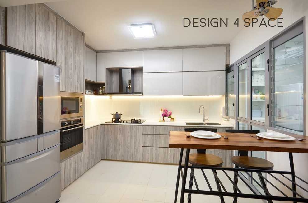 Contemporary Kitchen with Kitchen Window and Kitchen Island