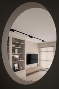 Minimalist Living Room at Punggol Point Cove