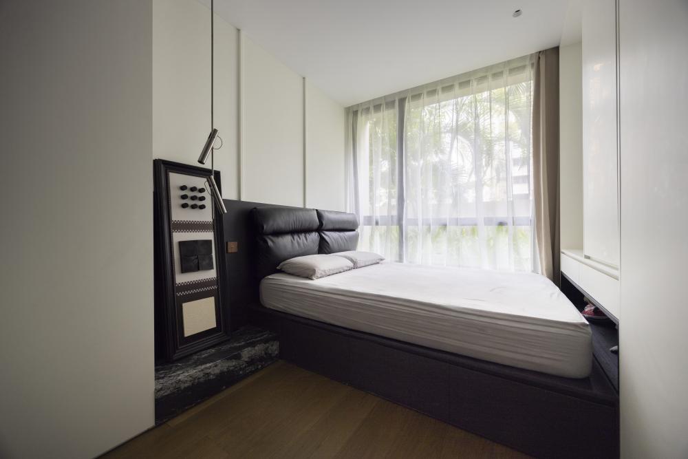 Contemporary Bedroom with Ceiling Light and Wardrobe