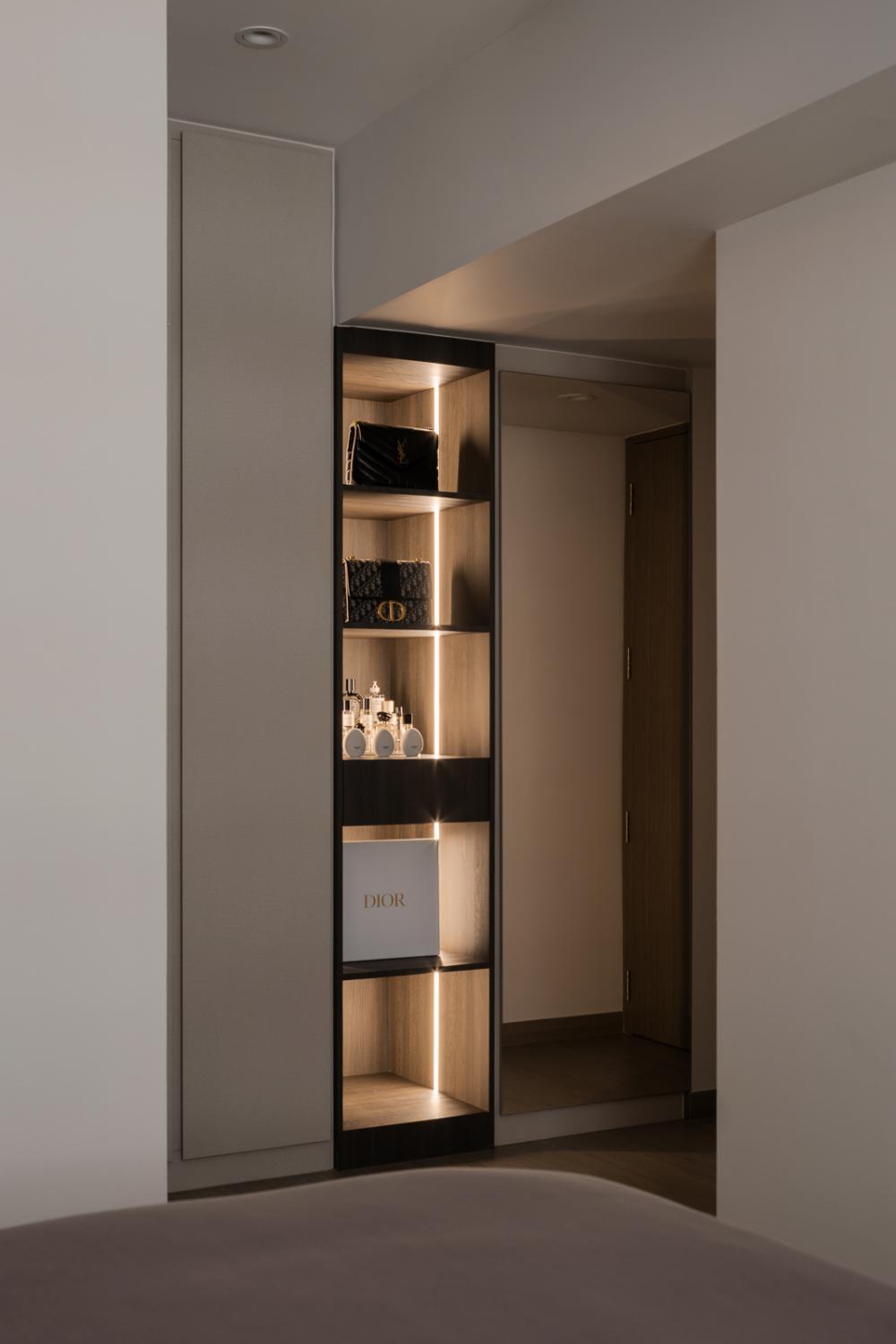 Contemporary Bedroom with Wardrobe and Storage Cabinets