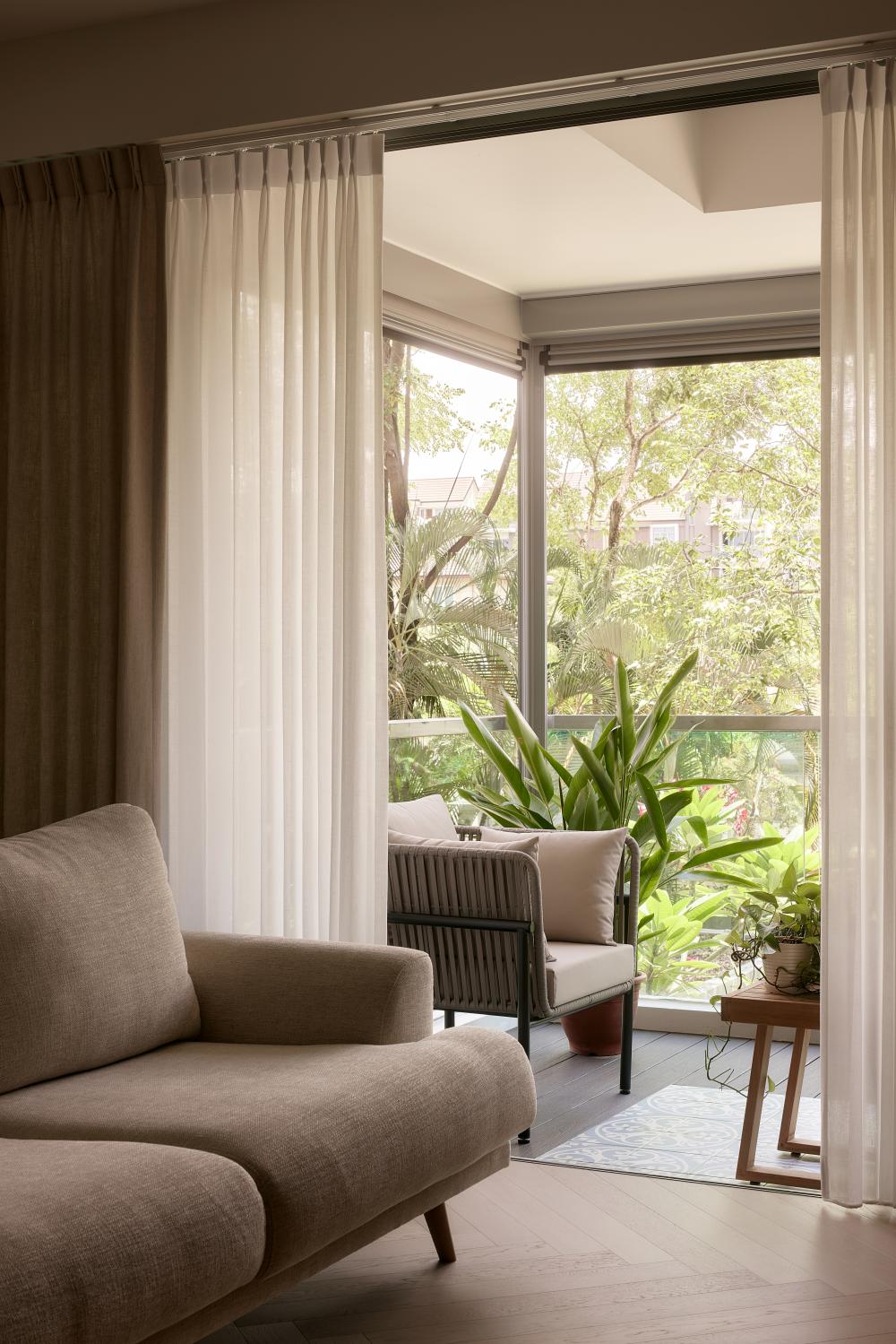 Asian Living Room with Sofa and 2 Seater Sofa