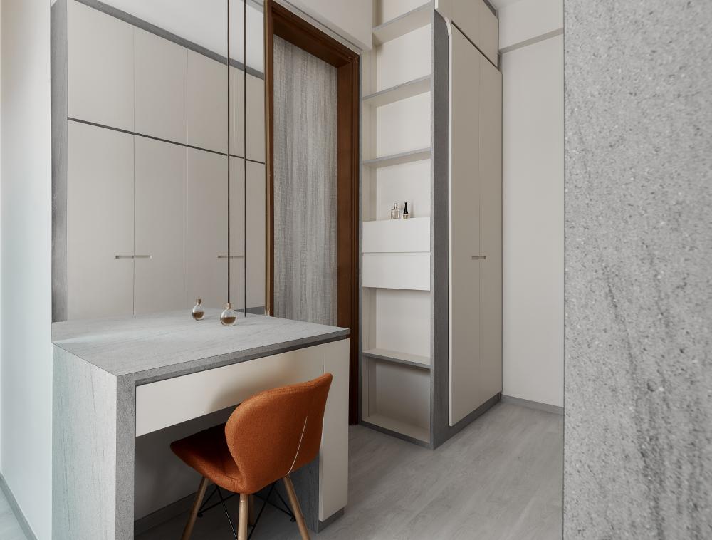 Asian Bedroom with Wardrobe and Storage Cabinets