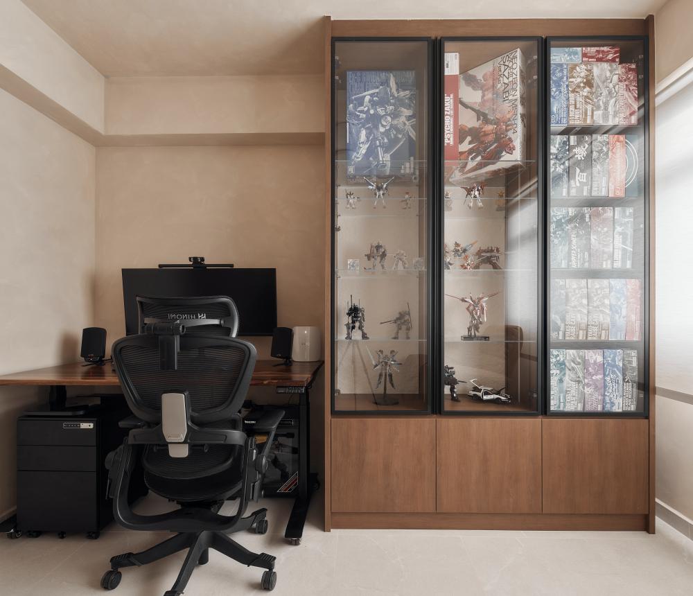 Scandinavian Bedroom with Wardrobe and Sliding Wardrobe
