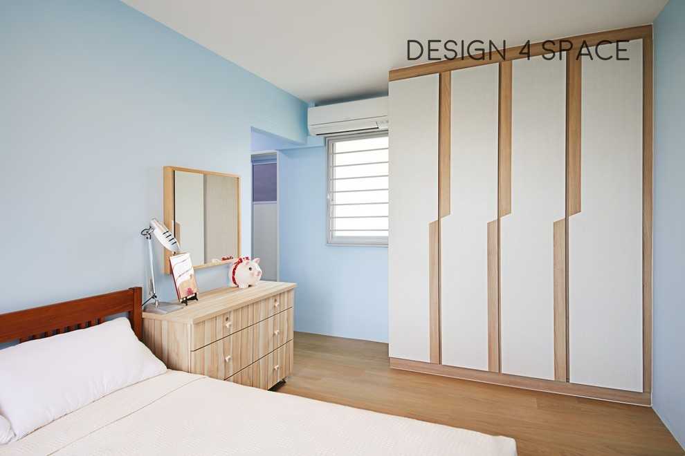 Minimalist Bedroom with Wardrobe and Sliding Wardrobe