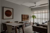 Contemporary Living Room at Resale 5 Room HDB @ Compassvale Drive