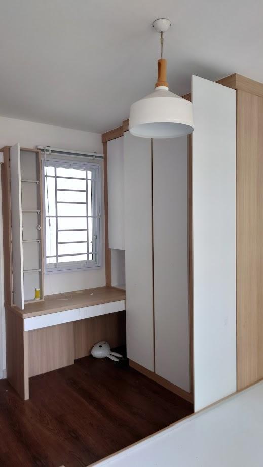 Asian Bedroom with Wardrobe and Sliding Wardrobe