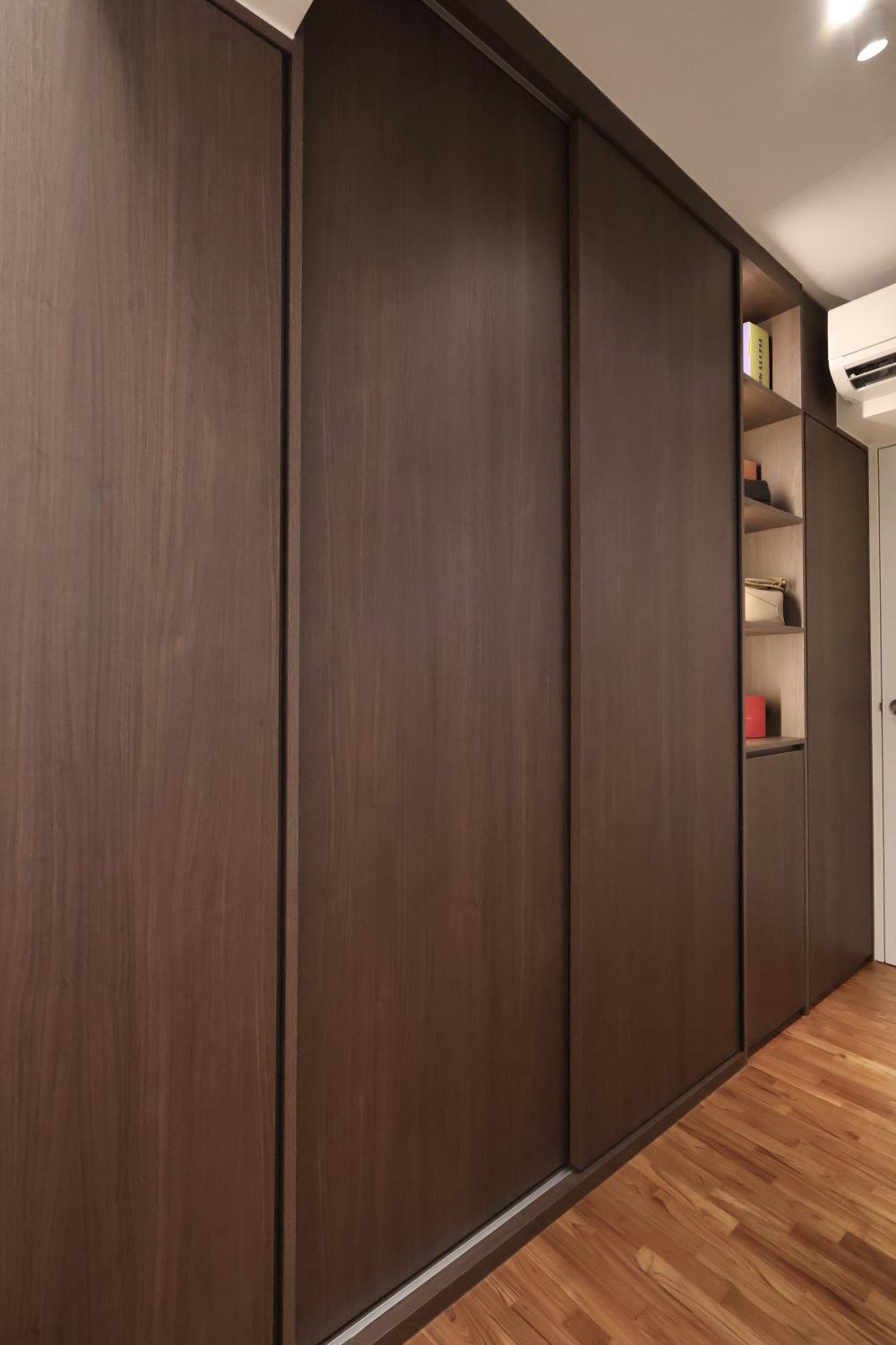 Scandinavian Bedroom with Wardrobe and Sliding Wardrobe