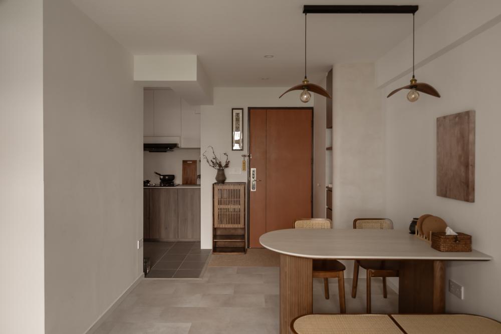 Modern Dining Room with Dining Table and Dining Chairs