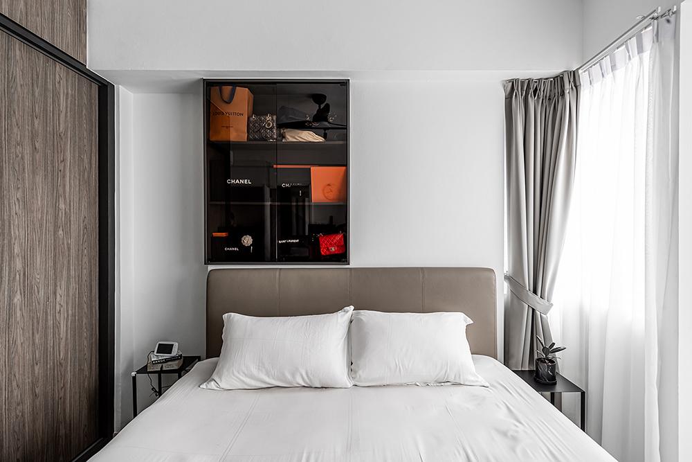 Modern Bedroom with Wardrobe and Sliding Wardrobe