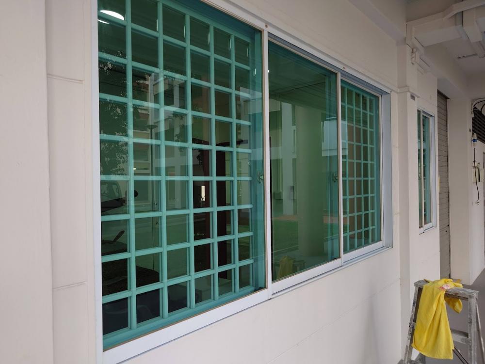 Asian Entryway with Mirror and Shoe Rack