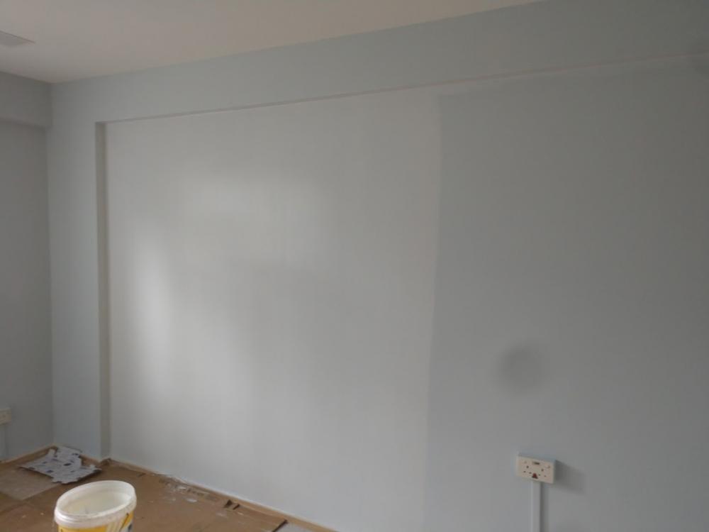 Asian Bedroom with Drop Light and Bay Window