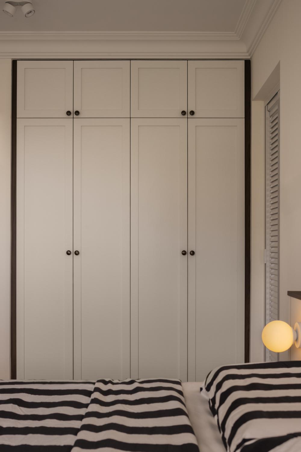 Country Bedroom with Wardrobe and Closet