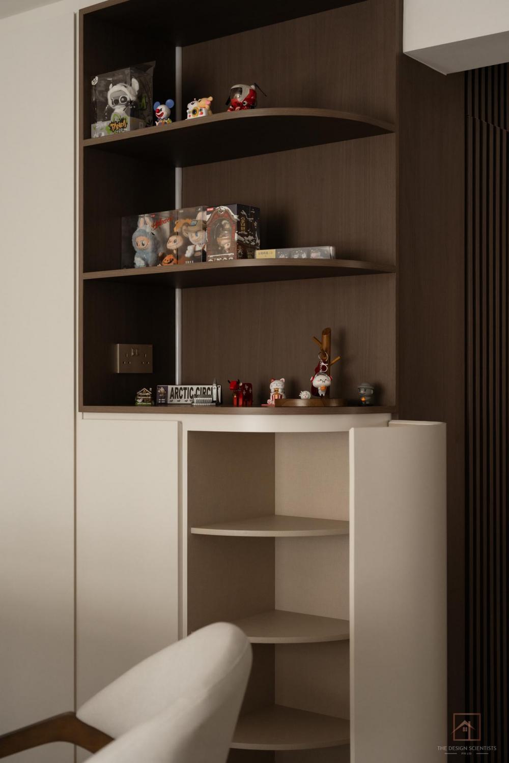 Minimalist Entryway with Mirror and Seating Bench