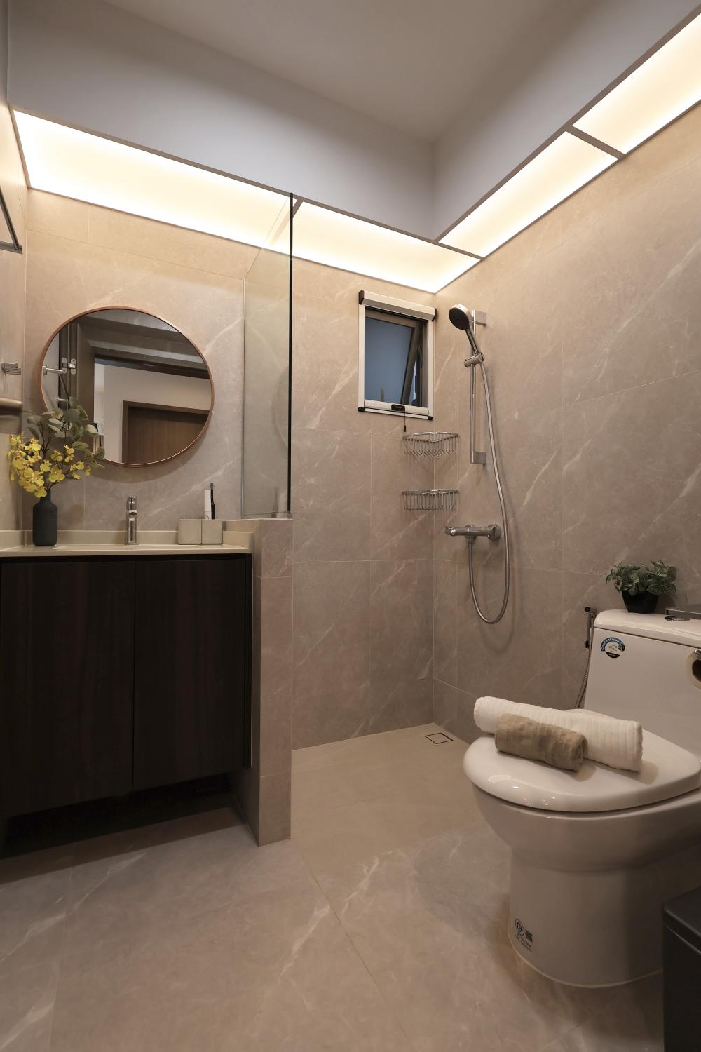Modern Bathroom with Bathroom Storage and Bathroom Accessories